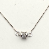 BVLGARI B.ZERO1小蠻腰手鏈滿鑽18K白金/鑽石S-M碼白金鑽石/18K手鍊／手環