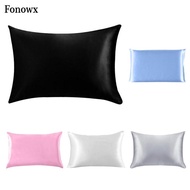 [Fonowx] United States standard 20" x 26" Luxury Satin Pillowcase Pillow Case Hair Protectors