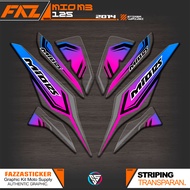 UV TRANSPARENT STRIPING MIO M3 125 IP 27 YAMAHA M3/Z/S 125 CLEAR MATERIAL STICKER MIO 125 2014
