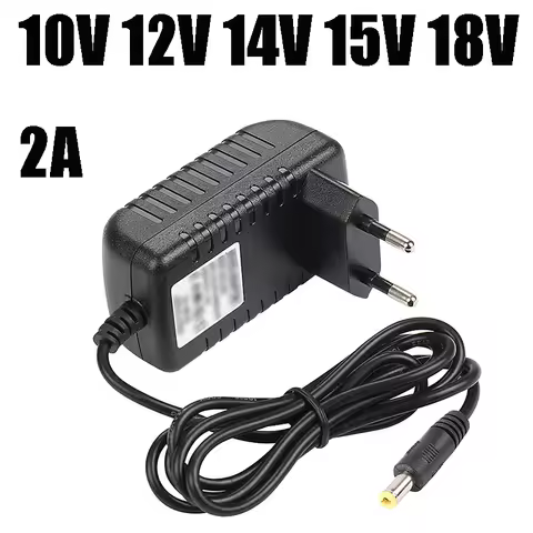 Power Supply 3V 5V 6V 9V 12V 14V 15V 18V 2A 2000mA AC DC Adapter Converter 5.5x2.1-2.5mm Charger For