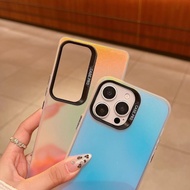 Soft Case Hybird Imd Silver Plate Hologram Plain Aurora Colorful Compatible for Oppo A3 Pro Oppo A3x