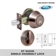 St Guchi SGDB D291AC Thumbturn & Key Single Deadbolt Door Lock