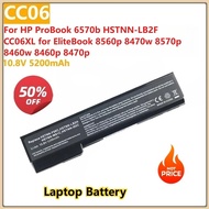 for HP ProBook 6570b HSTNN-LB2F CC06XL Laptop Battery CC06 10.8V 5200mAh for EliteBook 8560p 8470w 8