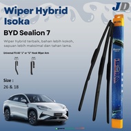 BYD Sealion 7 Premium Hybrid Wiper |26 18 | Plug & Play | Isoka Hybrid Wiper