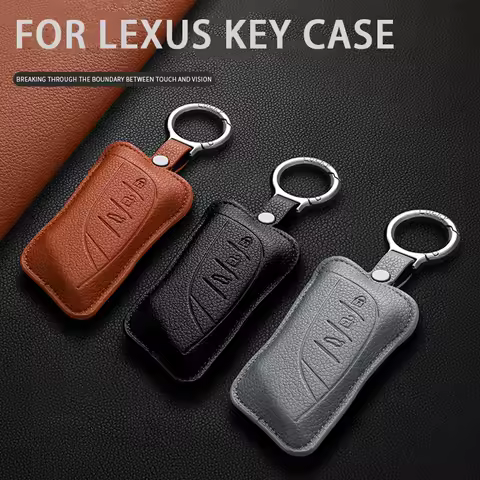Leather Car Remote Key Case For LEXUS ES300H RX300H LS500H LX700H GX550H NX350H RZ450e NX PHEV RX PH
