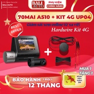<Combo> 70mai A510 dash cam set with 4G kit UP04 HDR GPS remote monitoring control