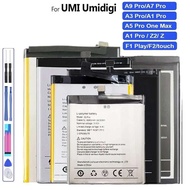 For UMIDIGI Battery For UMI Umidigi F1 Play F2 A9 A9 A5 A3 A1 Pro Z2 Z Touch One Max One Pro Power 3