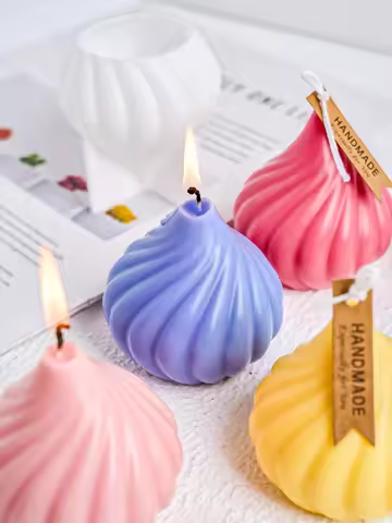 Onion Shape Silicone Candle Mold DIY Handmade Soap Candle Making Supplies Chocolate Mousse Tools Res