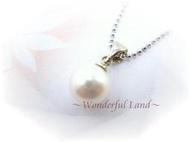 ＊Wonderful Land＊施華洛世奇施華洛世奇8mm單顆水晶珍珠項鍊~~氣質簡單款~白色款~51152