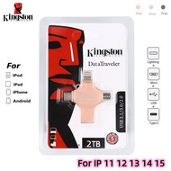 2TB 1TB 4-in-1 flash drive USB 3.0 Memory Stick 512GB 256GB 128GB OTG Pendrive Fast Speed Type-C For i/O/S IP 8 10 11 12 13 14 15/Android phone/PC