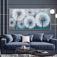 Glitter dandelion painting, luxury dandelion painting