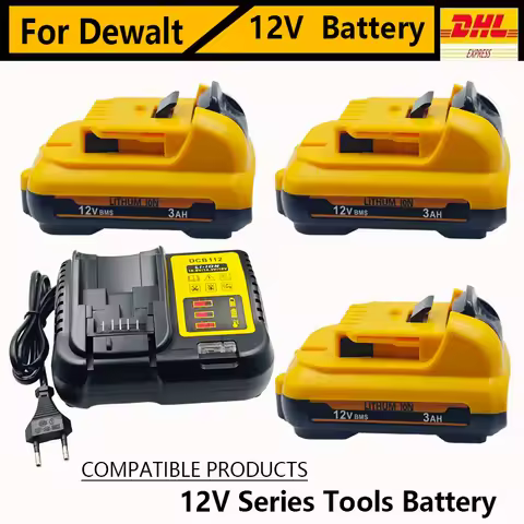 For DEWALT DW089LG 12V Laser Level battery .for Dewalt 12V battery DCB120 DCB124 DCD701F2 Power Tool