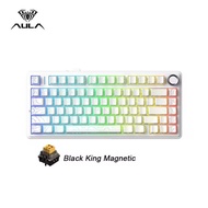 AULA | AULA F75 HE Magnetic Switch Gaming Keyboard 75% 80 Keys Tri-Mode Wireless 8K Polling Rate RGB