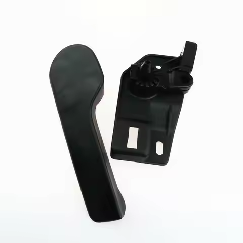 1J1823633A 1J1 823 533C Black LHD Engine Cover Hood Release Holder Handle & Bracket Kit For VW Jetta