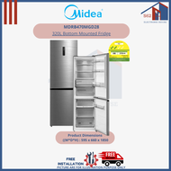 Midea MDRB470MGD28 320L ( Inverter Quattro / Assist-close / Metal Cooling / Smart Wi-Fi Control ) Bo