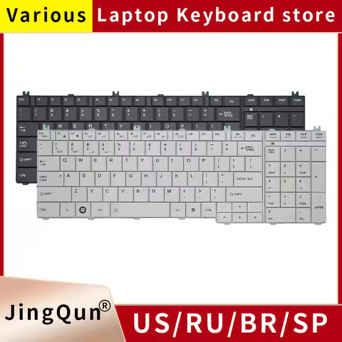 US Russian SP BR Laptop Keyboard For Toshiba Satellite L670 L670D L675 L675D C660 C660D C655 L655 L6