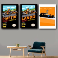 GILAN Racing Wooden Poster F1 MC LAREN LANDO NORRIS OSCAR PIASTRI Wall Decoration Poster