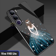 Softcase Glass Glitter For Vivo V40 Lite - Casing Hp Vivo V40 Lite - Protective Case Hp Vivo V40 Lit