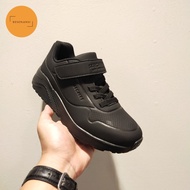 SEPATU ANAK TERBARU SKECHERS ORIGINAL SNEAKERS UNO LITE FULL BLACK EMPUK