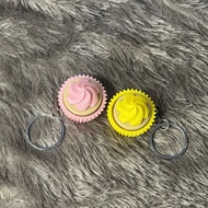 GANTUNGAN Fidget Clicker Cupcake Toy - Keychain / Keychain Fidget Toy - Stress Anxiety Relief Toys B