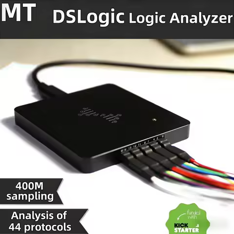 1PCS/LOT DSLogic Logic Analyzer 5x Saleae Bandwidth U2Basic High 400M Sampling 16 Channels U2Plus 10