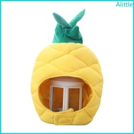 Alia Funny Pineapple Fruit Plush Hat Christmas Cosplay Party Costume Cap Photo
