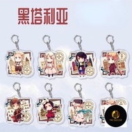 Anime hetalia: axis powers cosplay acrylic keychain toy aph hetalia figures keyring double-sided key