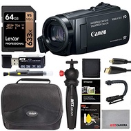 Canon Vixia HF W11 Shockproof &amp; Waterproof HD Camcorder Camera with Lexar 64GB Memory, Camcorder Bag, Tabletop Tripod and Accessory Bundle[Pre-Order]