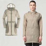 RV城市【The North Face】零碼65折》女 款輕薄快排防潑防曬長版風衣 運動連帽外套 登山健行夾克_3CJ9