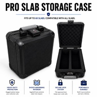 【SG】Pro Slab Storage Case Box For Graded Cards | TSA Lock, For PSA/BGS/CGC, Carry Case | 2 Rows Alum