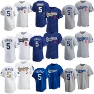 Mlb Baseball Jersey Baseball Jersey New Style Los Angeles Dodgers Dodgers 5 Seager Embroidered Baseball Uniform