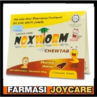 Noxworm Chewtab Deworm Chocolate Flavour 2's (Exp:July 2028)