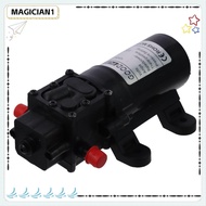 MAGICIAN1 Diaphragm Pump, Electric 4.5 L/Min 1.2 GPM 80 PSI 12V DC Water Transfer Pump, with Pressure Switch 12 Volt Self Priming Sprayer Pump for Weed ATV Marine Boat