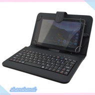 Shanshan Tablet Case With Keyboard Travel Portable Sleeve Removable Keyboard Cover Compatible For 7/8 Inches IOS Android