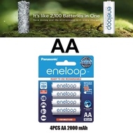 ถ่านชาร์จPanasonic eneloopแบตเตอรี่ ถ่านชาร์จ AA1900mAh / AAA 800 mAh 1.2V Rechargeable Battery (1 แ