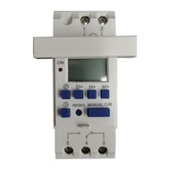 Digital Programmable 24Hour Weekly Monthly Timer 5A 220V Din Rail Mounting