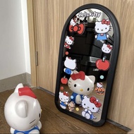 Kt kt Cat Mirror Sticker Mirror Edge Sticker HelloKitty Mirror Decorative Sticker Glass Sticker Bath