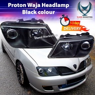 Proton Waja MMC Campro CPS Projector Glass Head lamp Light ( Clear + Black ) waja Lampu Kaca
