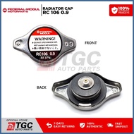 ̅ Federal Mogul Radiator cap RC106 0.9 / 13PSI 0.9KG/CM2 Toyota Corolla Altis Vios Camr