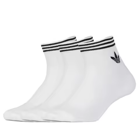 Adidas Trefoil Socks - Water-Resistant, Men's and Women's Socks, Spring 3-Pack, Knitted, Breathable,