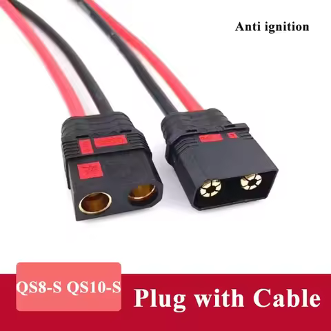 QS8-S QS10-S Anti Ignition Plug Model Airplane Electric Motorcycle Battery Connector Copper Nose Cro