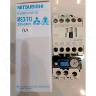 Mitsubishi Contactors MSO-T12 ชุดแมคเนติคพร้อมโอเวอร์โหลด MSOT 12 Mitsu-AC220-240V/ AC380-440V Motor
