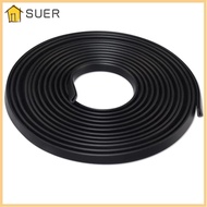 SUER Door Edge Strip, Rubber Black Edge Trim Strip,  U Shape Edge Protector Doors