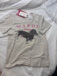 Mardi Mercredi 狗圖案短袖T恤