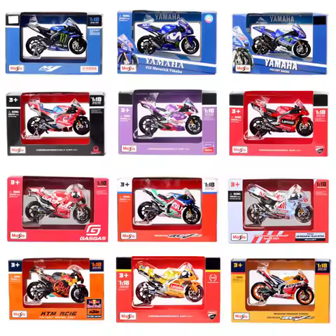 1/18 Maisto KTM RC16 Redbull Ducati GP21 GP22 GP23 GASGAS Honda RC213V Repsol Yamaha YZR-M1GP Racing
