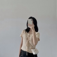 Mesh knit top