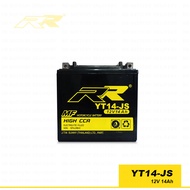 แบต BIGBIKE แบตเตอรี่ BIGBIKE แบตมอเตอร์ไซค์ บิ๊กไบค์ RR YT14-JS 12V 14Ah