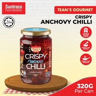 Tean's Gourmet Crispy Anchovy Chilli (320g) Chili Oil Chili Paste Sambal Pedas