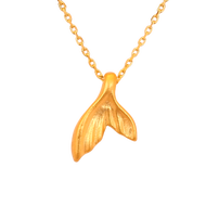 TAKA Jewellery 999 Pure Gold Pendant Mermaid Tail