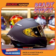 Shoei X-14 Helm Full Face Hitam Matte Helm Sepeda Motor Touring Jepang